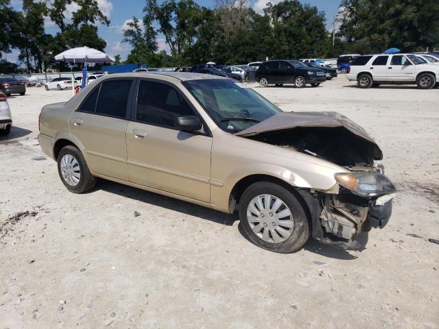 JM1BJ222710423952 - 2001 MAZDA PROTEGE DX BEIGE photo 4