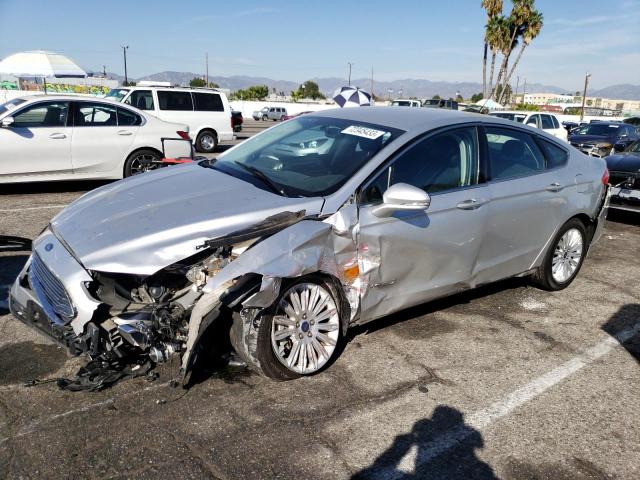 3FA6P0LU7DR303678 - 2013 FORD FUSION SE HYBRID SILVER photo 1