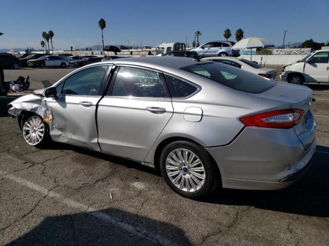 3FA6P0LU7DR303678 - 2013 FORD FUSION SE HYBRID SILVER photo 2