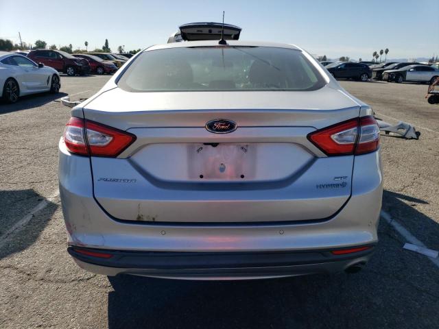 3FA6P0LU7DR303678 - 2013 FORD FUSION SE HYBRID SILVER photo 6