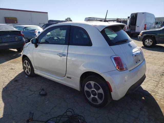 3C3CFFGE7FT527372 - 2015 FIAT 500 ELECTRIC WHITE photo 2