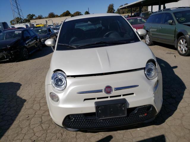 3C3CFFGE7FT527372 - 2015 FIAT 500 ELECTRIC WHITE photo 5