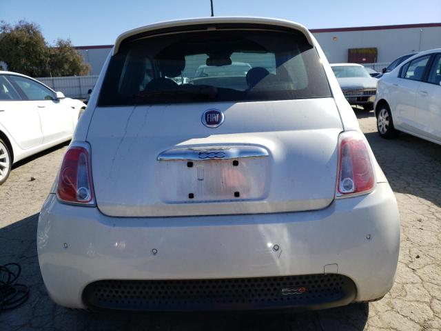 3C3CFFGE7FT527372 - 2015 FIAT 500 ELECTRIC WHITE photo 6