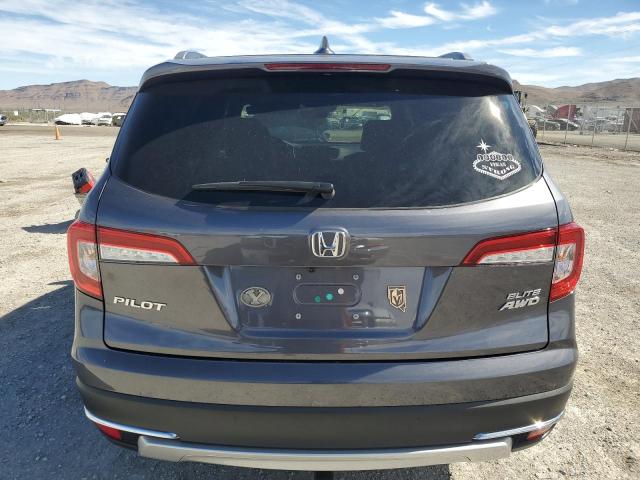 5FNYF6H03MB094648 - 2021 HONDA PILOT ELITE GRAY photo 6