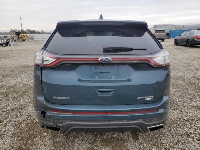 2FMPK4AP4GBB89414 - 2016 FORD EDGE SPORT BLUE photo 6