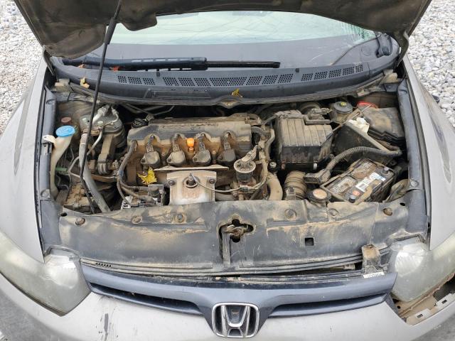 2HGFG12896H522145 - 2006 HONDA CIVIC EX GRAY photo 11