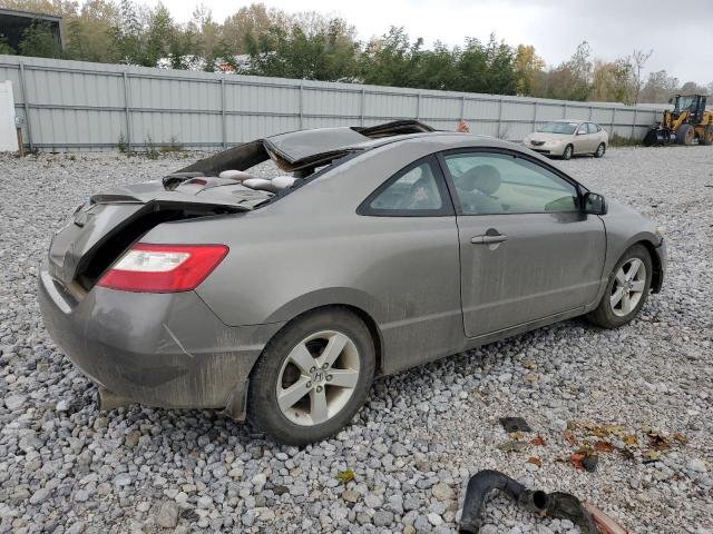 2HGFG12896H522145 - 2006 HONDA CIVIC EX GRAY photo 3