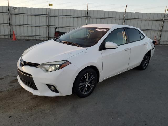 5YFBURHE0GP515744 - 2016 TOYOTA COROLLA L WHITE photo 1