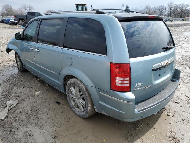 2A8HR64X68R790871 - 2008 CHRYSLER TOWN & COU LIMITED BLUE photo 2