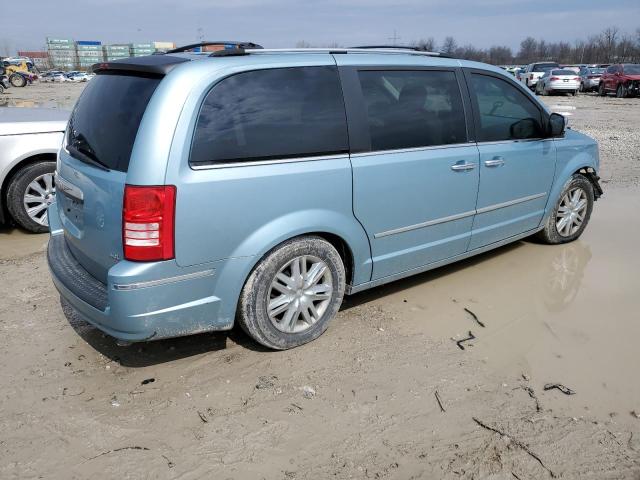 2A8HR64X68R790871 - 2008 CHRYSLER TOWN & COU LIMITED BLUE photo 3