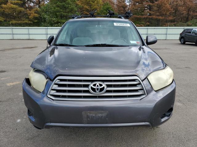 JTEDS41A582055906 - 2008 TOYOTA HIGHLANDER GRAY photo 5