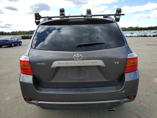 JTEDS41A582055906 - 2008 TOYOTA HIGHLANDER GRAY photo 6