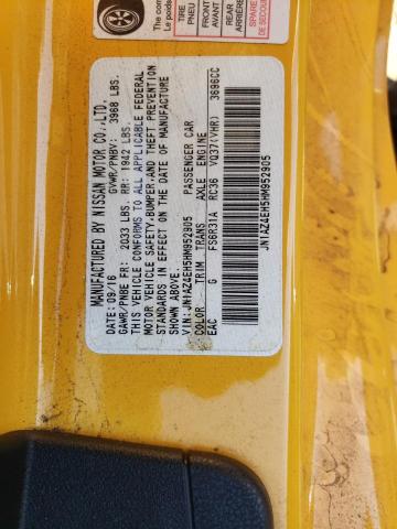 JN1AZ4EH5HM952905 - 2017 NISSAN 370Z BASE YELLOW photo 12