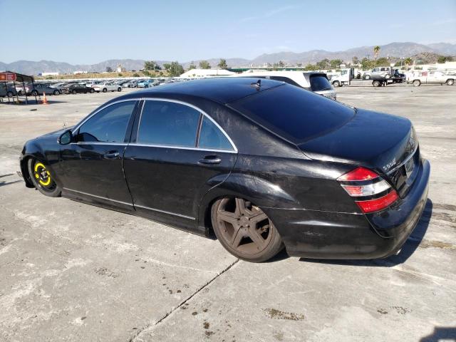 WDDNG71X88A227194 - 2008 MERCEDES-BENZ S 550 BLACK photo 2