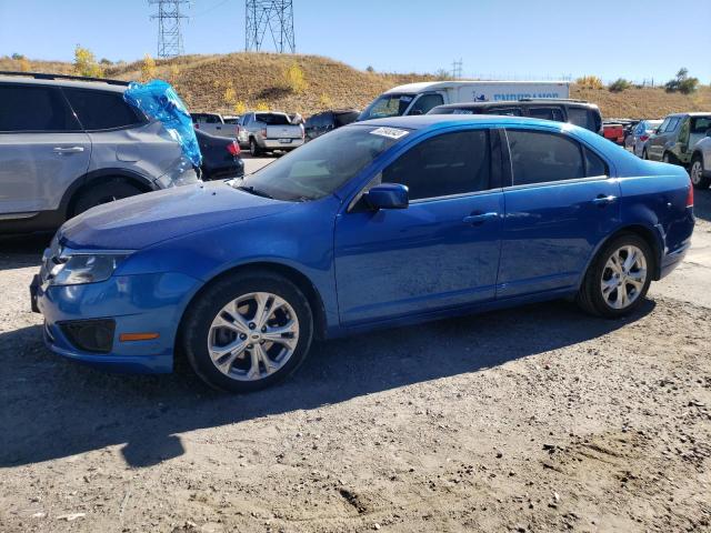 3FAHP0HG7CR342586 - 2012 FORD FUSION SE BLUE photo 1