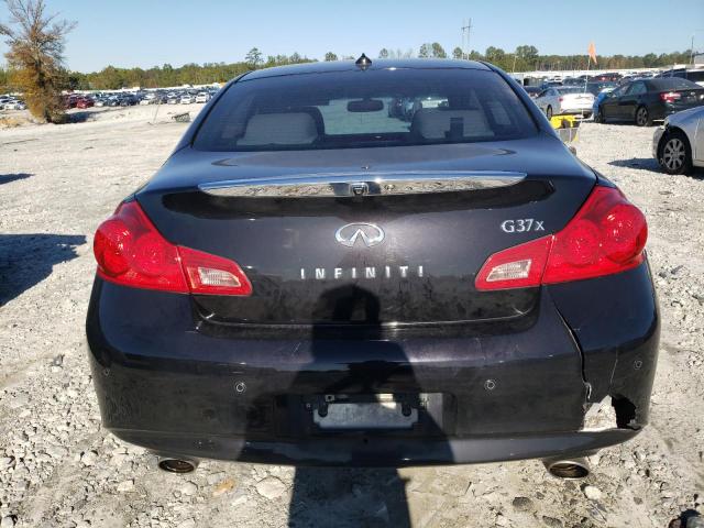 JN1CV6ARXDM761344 - 2013 INFINITI G37 X BLACK photo 6