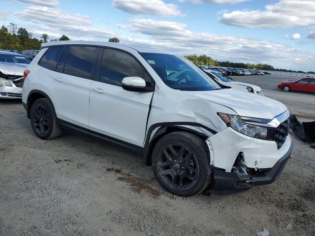 5FNYF7H55NB007187 - 2022 HONDA PASSPORT EXL WHITE photo 4