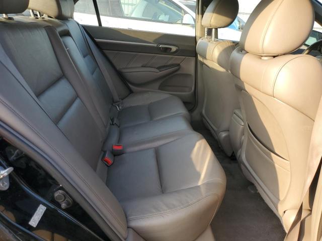 2HGFA16918H352158 - 2008 HONDA CIVIC EXL შავი ფოტო 10