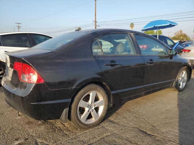 2HGFA16918H352158 - 2008 HONDA CIVIC EXL BLACK photo 3