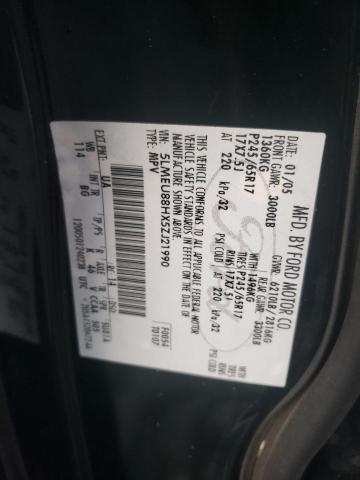 5LMEU88HX5ZJ21990 - 2005 LINCOLN AVIATOR 黑色 照片 12