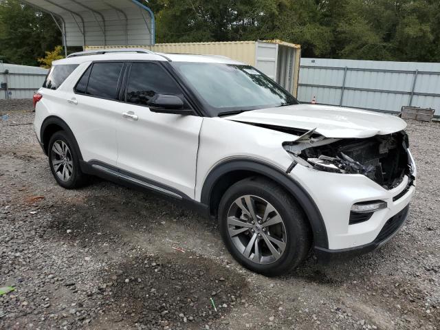 1FM5K8HC0LGB61274 - 2020 FORD EXPLORER PLATINUM WHITE photo 4