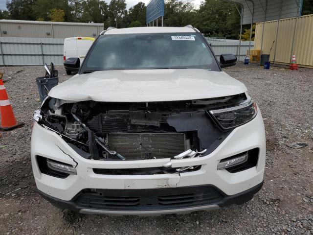 1FM5K8HC0LGB61274 - 2020 FORD EXPLORER PLATINUM WHITE photo 5