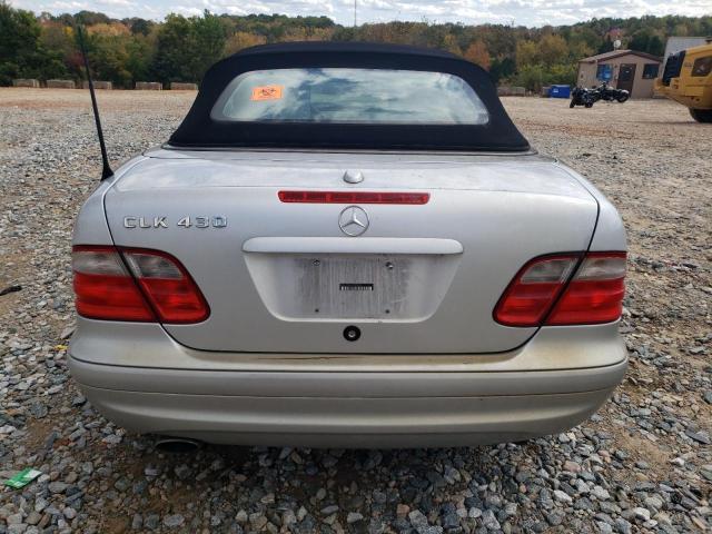 WDBLK70G21T073642 - 2001 MERCEDES-BENZ CLK 430 SILVER photo 6