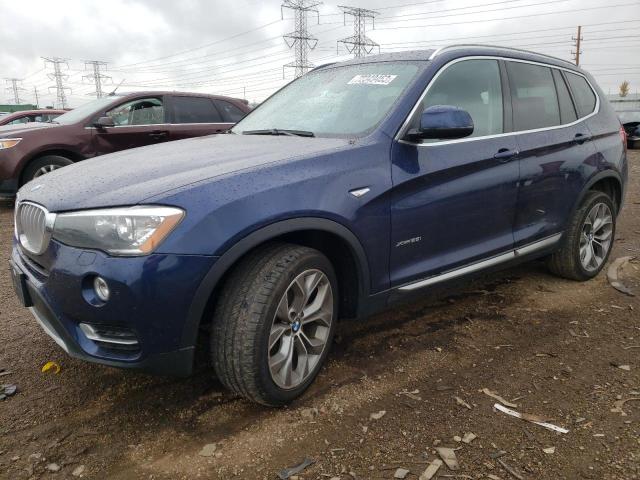 5UXWX9C59F0D62419 - 2015 BMW X3 XDRIVE28I BLUE photo 1