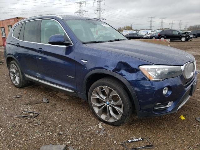 5UXWX9C59F0D62419 - 2015 BMW X3 XDRIVE28I BLUE photo 4