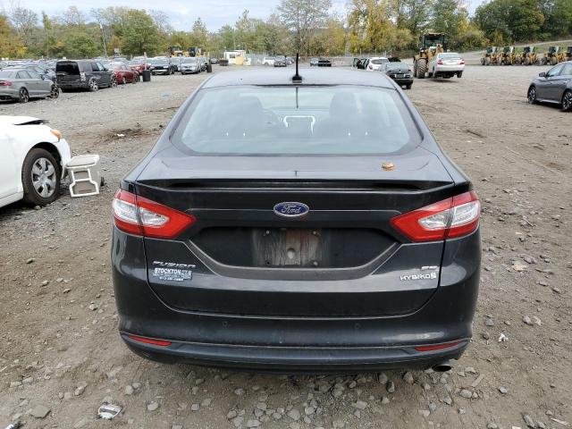 3FA6P0LU1DR173624 - 2013 FORD FUSION SE HYBRID BLACK photo 6