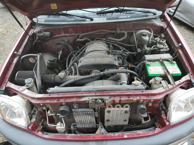 5TBBT44152S304461 - 2002 TOYOTA TUNDRA ACCESS CAB 红色 照片 11