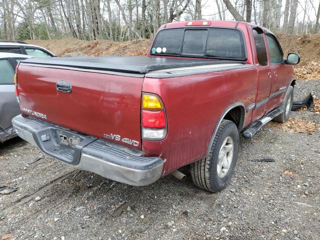 5TBBT44152S304461 - 2002 TOYOTA TUNDRA ACCESS CAB RED photo 3