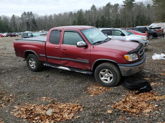 5TBBT44152S304461 - 2002 TOYOTA TUNDRA ACCESS CAB RED photo 4
