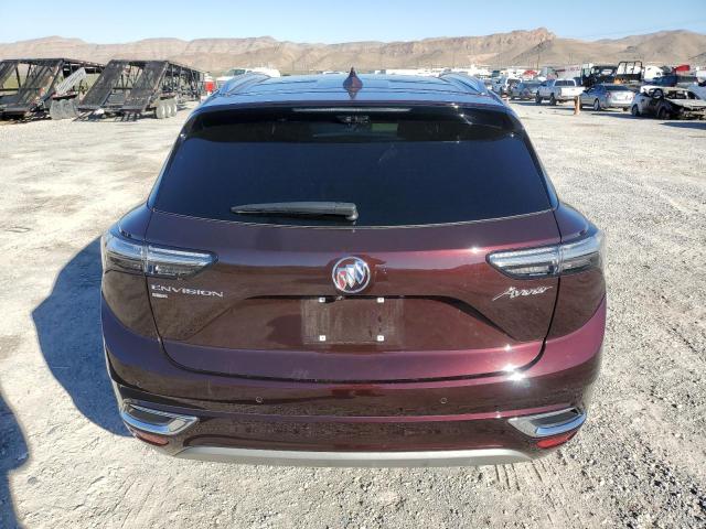 LRBFZSR41ND063477 - 2022 BUICK ENVISION AVENIR MAROON photo 6