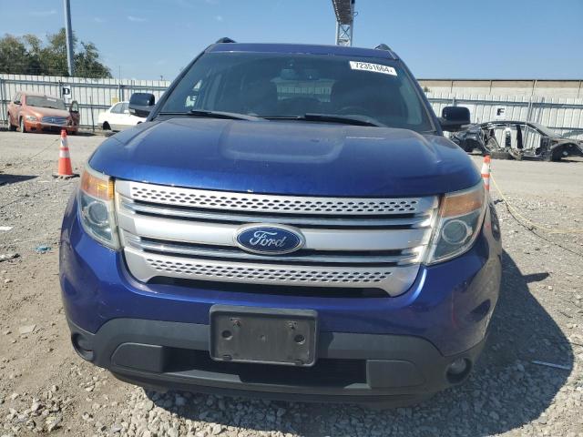 1FM5K8D81FGA52599 - 2015 FORD EXPLORER XLT BLUE photo 5