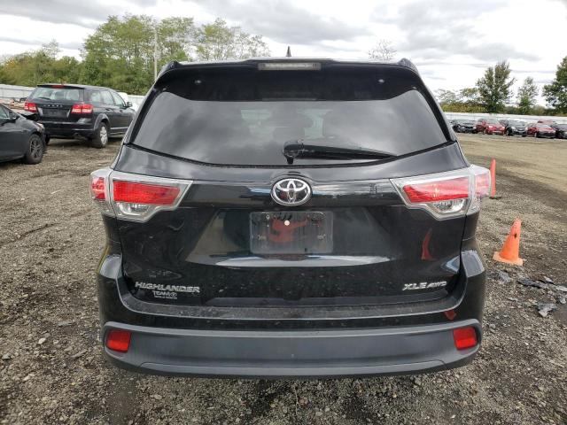 5TDJKRFH2GS503889 - 2016 TOYOTA HIGHLANDER XLE BLACK photo 6