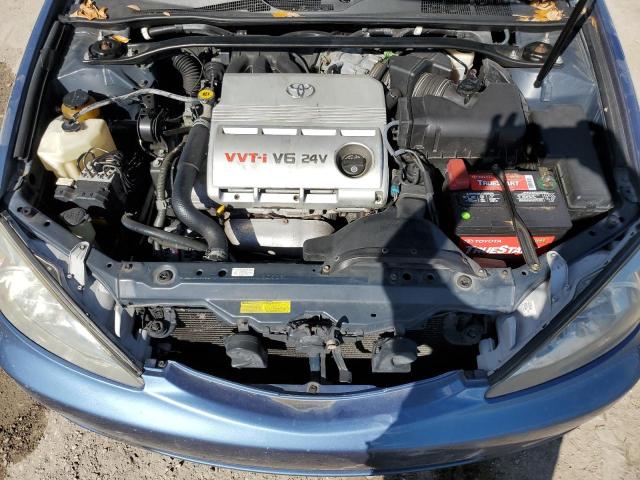 4T1BF30K34U580137 - 2004 TOYOTA CAMRY LE BLUE photo 11