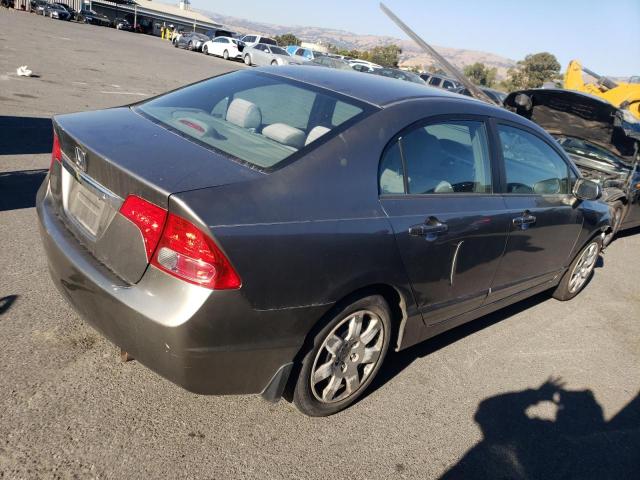 1HGFA155X7L132582 - 2007 HONDA CIVIC LX GRAY photo 3