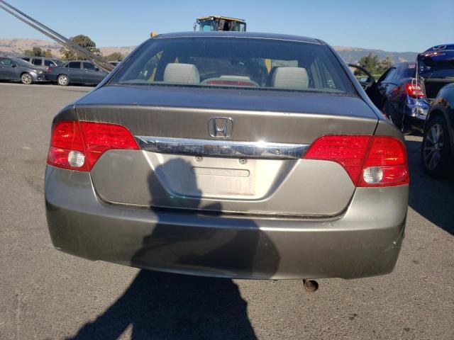 1HGFA155X7L132582 - 2007 HONDA CIVIC LX GRAY photo 6