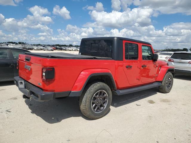 1C6HJTFGXML622204 - 2021 JEEP GLADIATOR OVERLAND RED photo 3