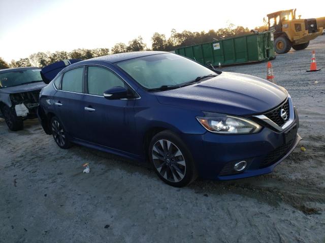 3N1AB7AP0HY388581 - 2017 NISSAN SENTRA S BLUE photo 4