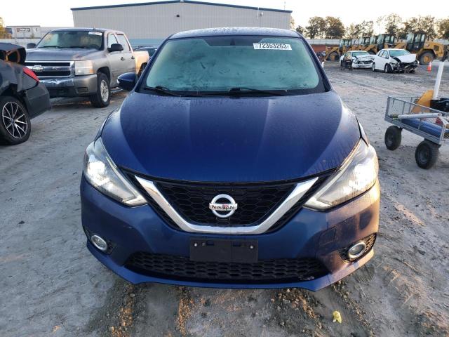 3N1AB7AP0HY388581 - 2017 NISSAN SENTRA S BLUE photo 5