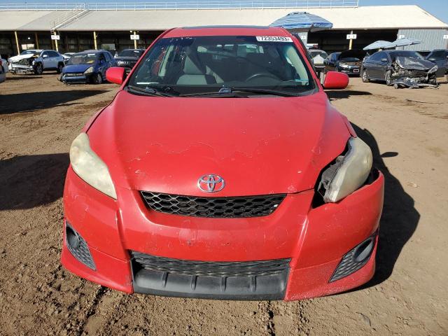 2T1KE40E29C015678 - 2009 TOYOTA COROLLA MA S RED photo 5