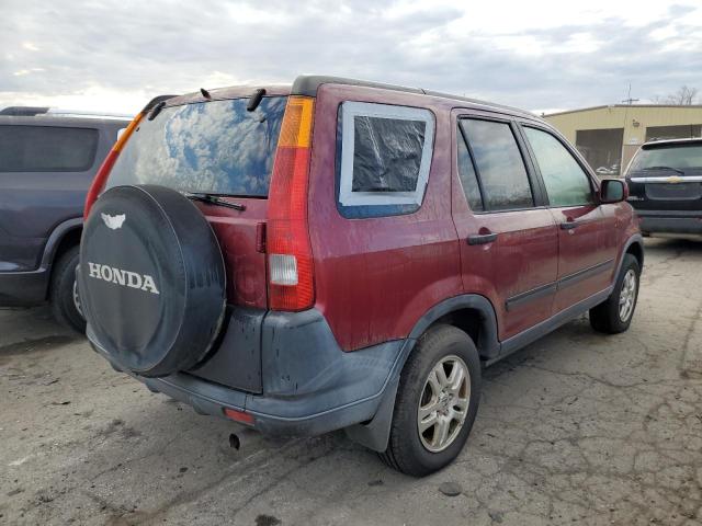 JHLRD78834C014495 - 2004 HONDA CR-V EX RED photo 3