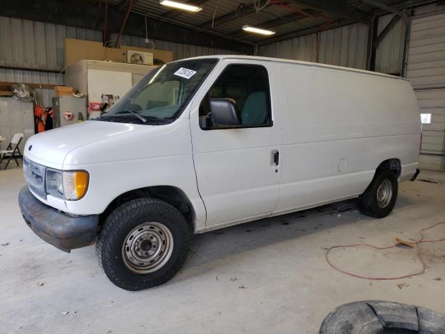 1FTRE14271HA95556 - 2001 FORD ECONOLINE E150 VAN WHITE photo 1