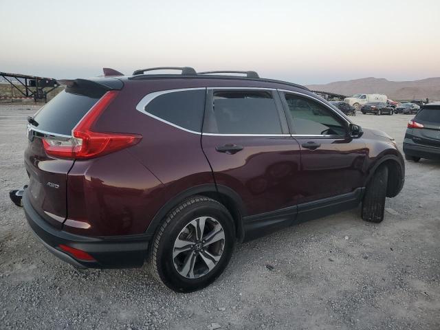 2HKRW6H32KH206904 - 2019 HONDA CR-V LX MAROON photo 3