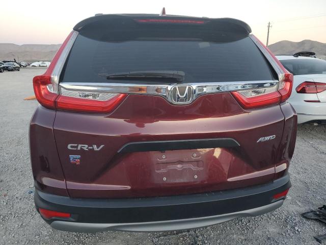 2HKRW6H32KH206904 - 2019 HONDA CR-V LX MAROON photo 6