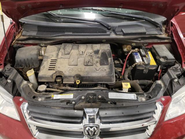 2D4RN6DX0AR364156 - 2010 DODGE CARAVAN EX CREW MAROON photo 12