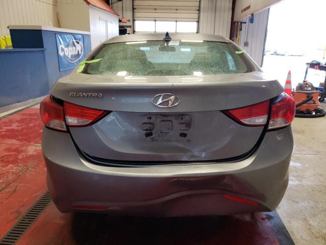 KMHDH4AE6CU433245 - 2012 HYUNDAI ELANTRA GLS SILVER photo 6