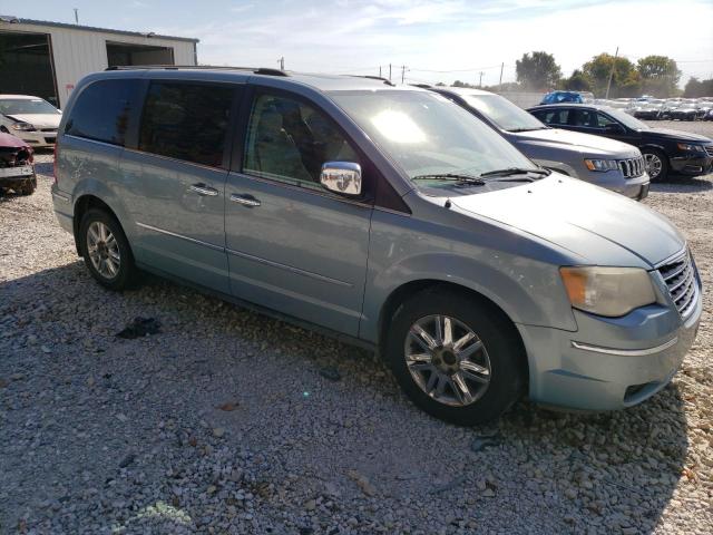 2A8HR64X98R751515 - 2008 CHRYSLER TOWN & COU LIMITED BLUE photo 4